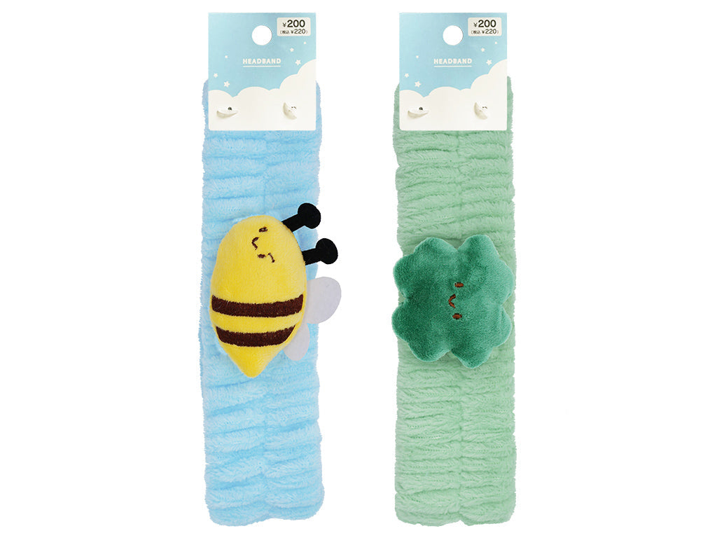 Fluffy Hair Band (Clover, Bee)
