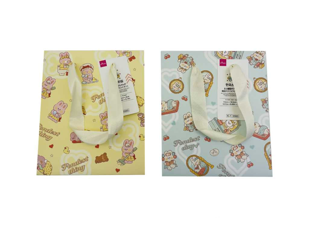 Mini Vertical Gift Bag (Korean Style Rabbit Onni)