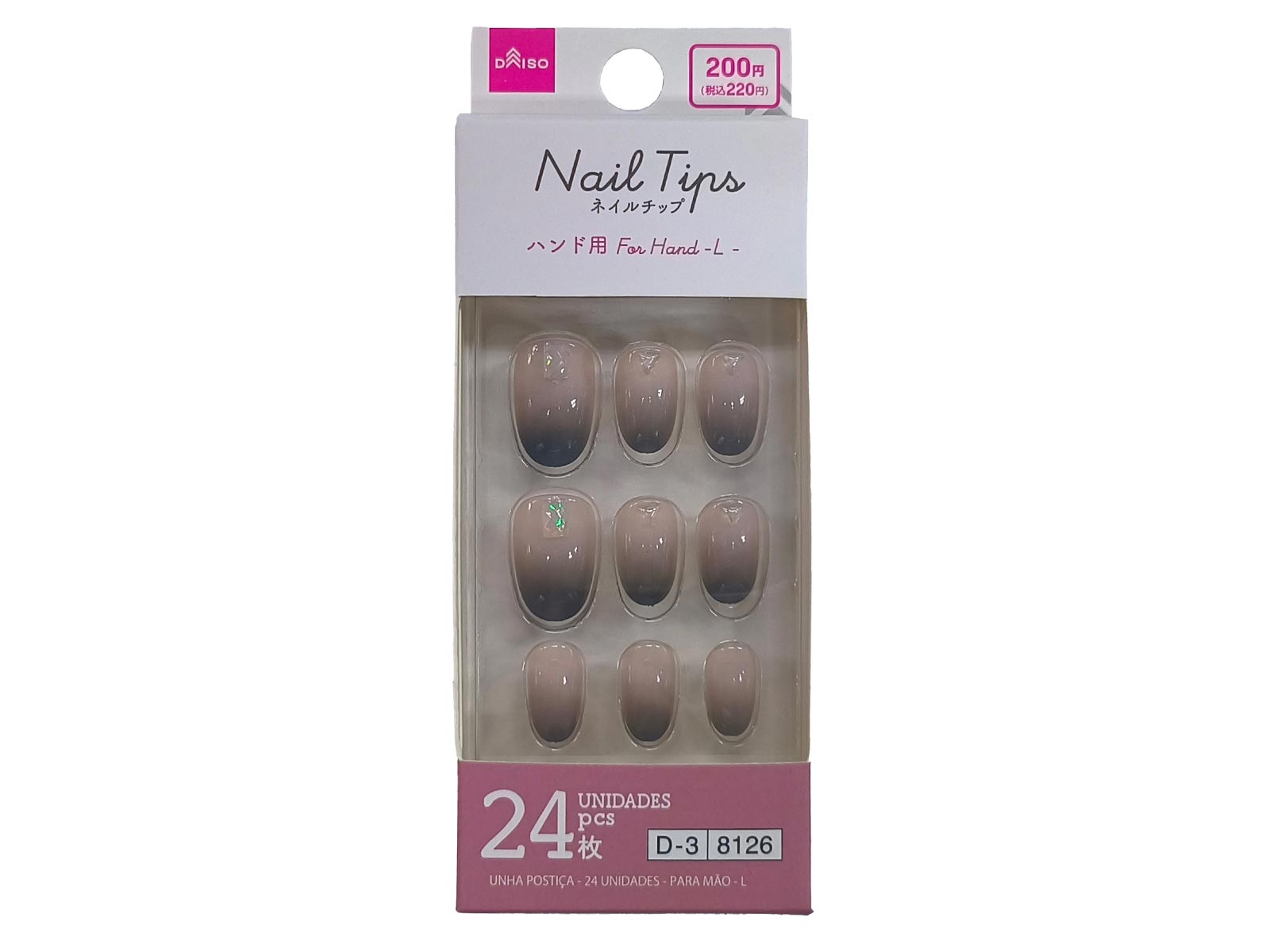 Nail Tips (24 pieces, Hand, L)
