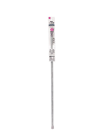 Adjustable Tension Rod, White Wood Grain Pattern