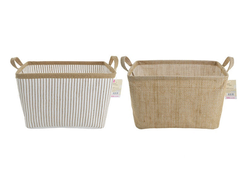 Storage Box (Jute Included, Rectangular)
