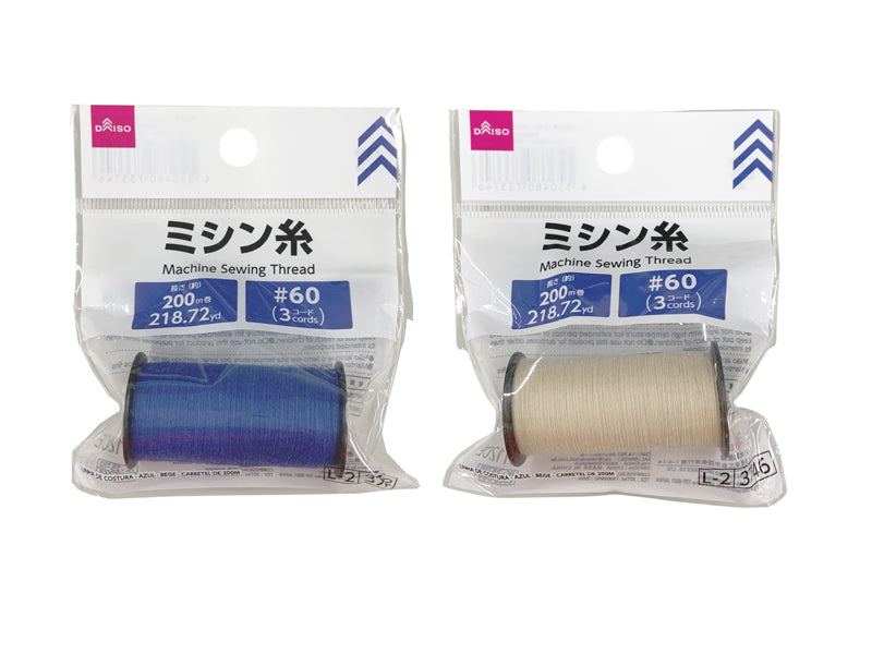 Sewing Thread (Blue, Beige)