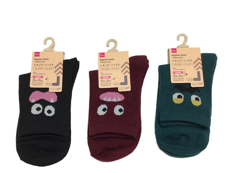 Regular Socks (Monster, Face)