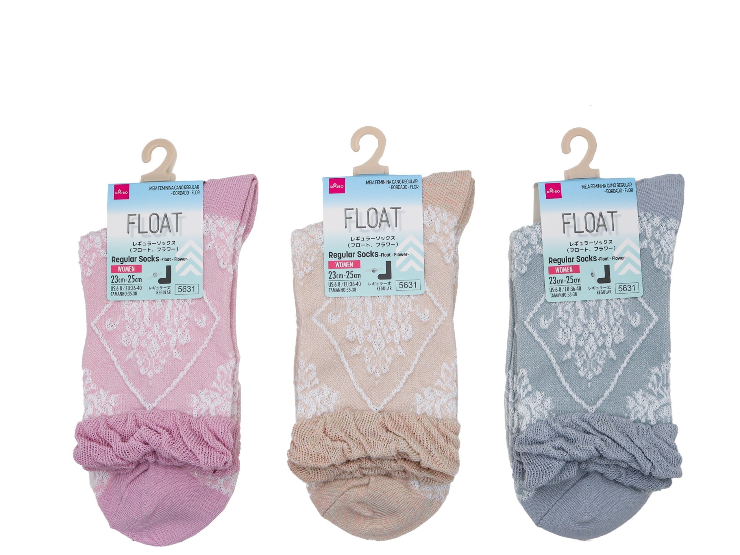 Regular Socks (Float, Flower)
