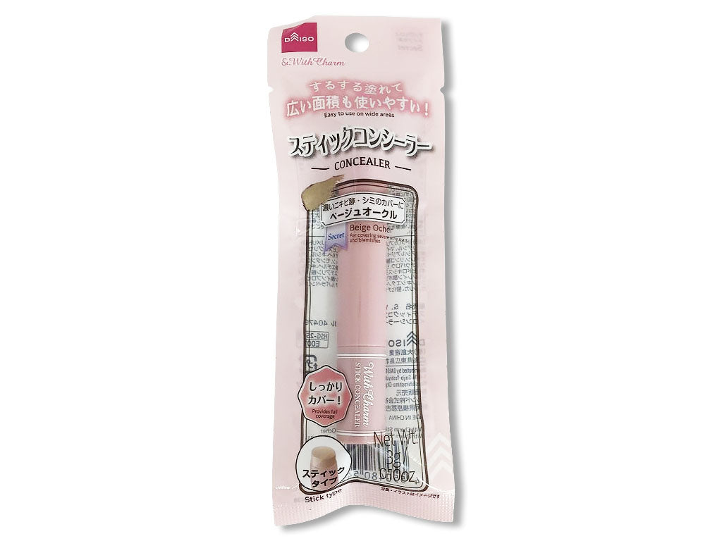 &. With Charm Stick Concealer Beige Oak