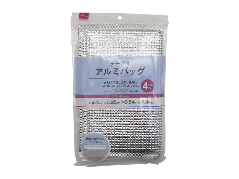 Aluminum Bags (with Tape, 4 Pieces)