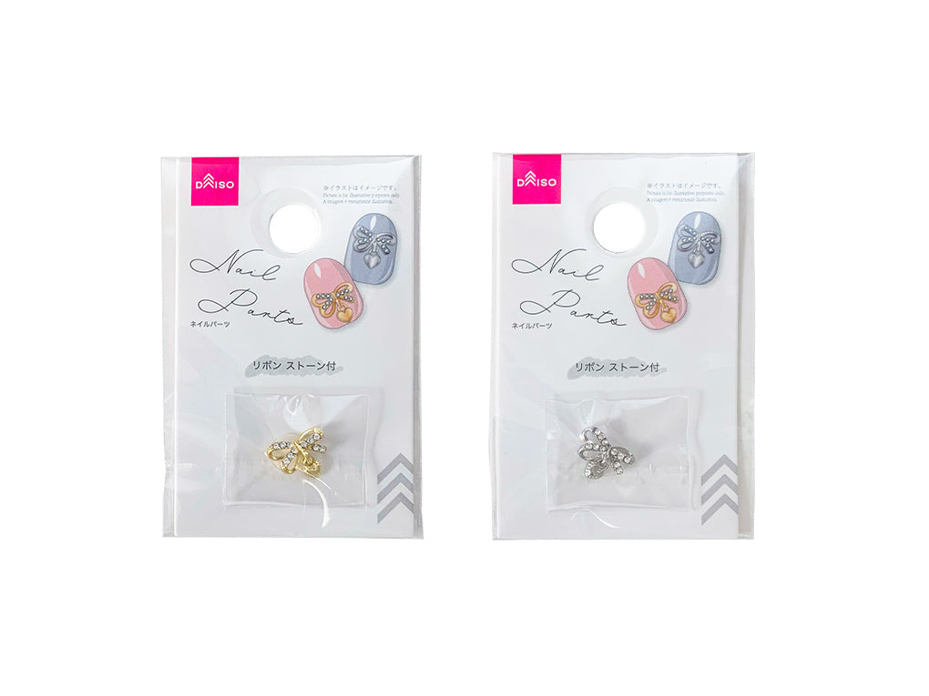 Nail Parts (Ribbon with Stone)