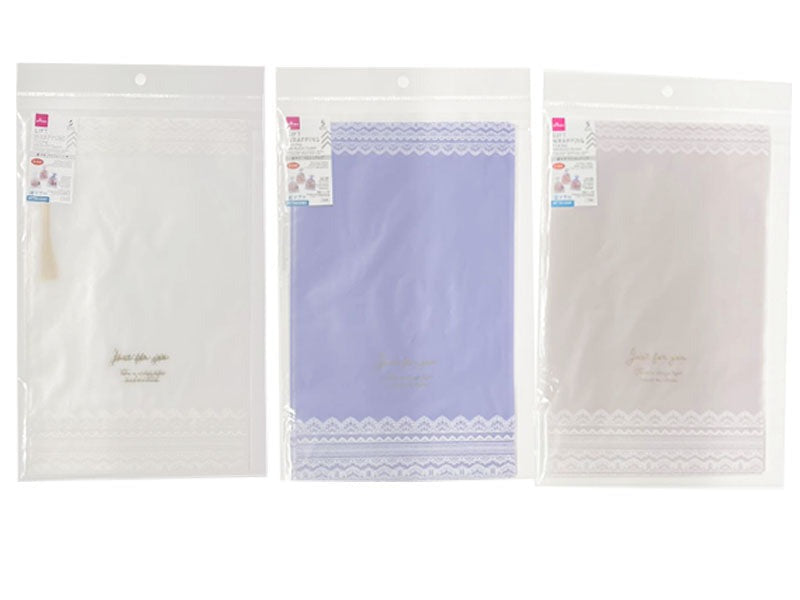 Bottom Gusset Frosted Bag (Lace, 5 Pieces)