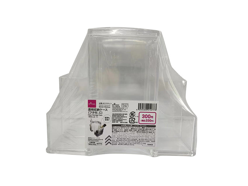 Transparent Storage Case (With Lid, C)