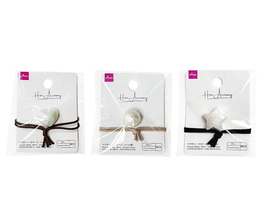 Hair Ponytail (Motif, Pearl-like)