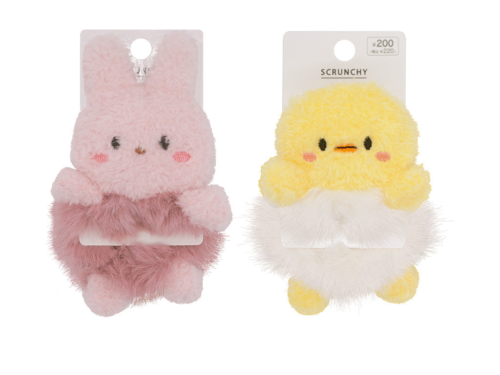 Eco Fur Scrunchie (Rabbit, Chick)