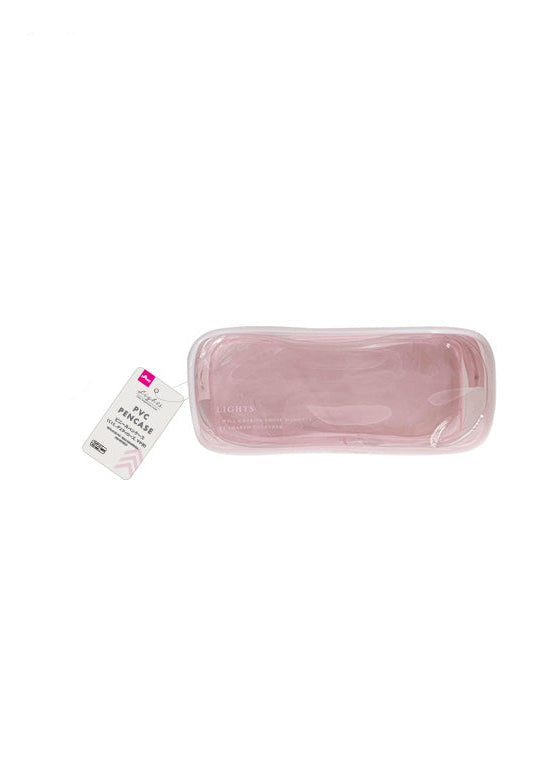 Vinyl Pencil Case (CIS, Dusty Rose, with Gusset)