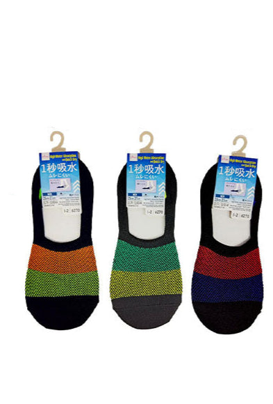 1-Second Absorb Socks (Men's, Coarse Mesh, Cover, Color Change)