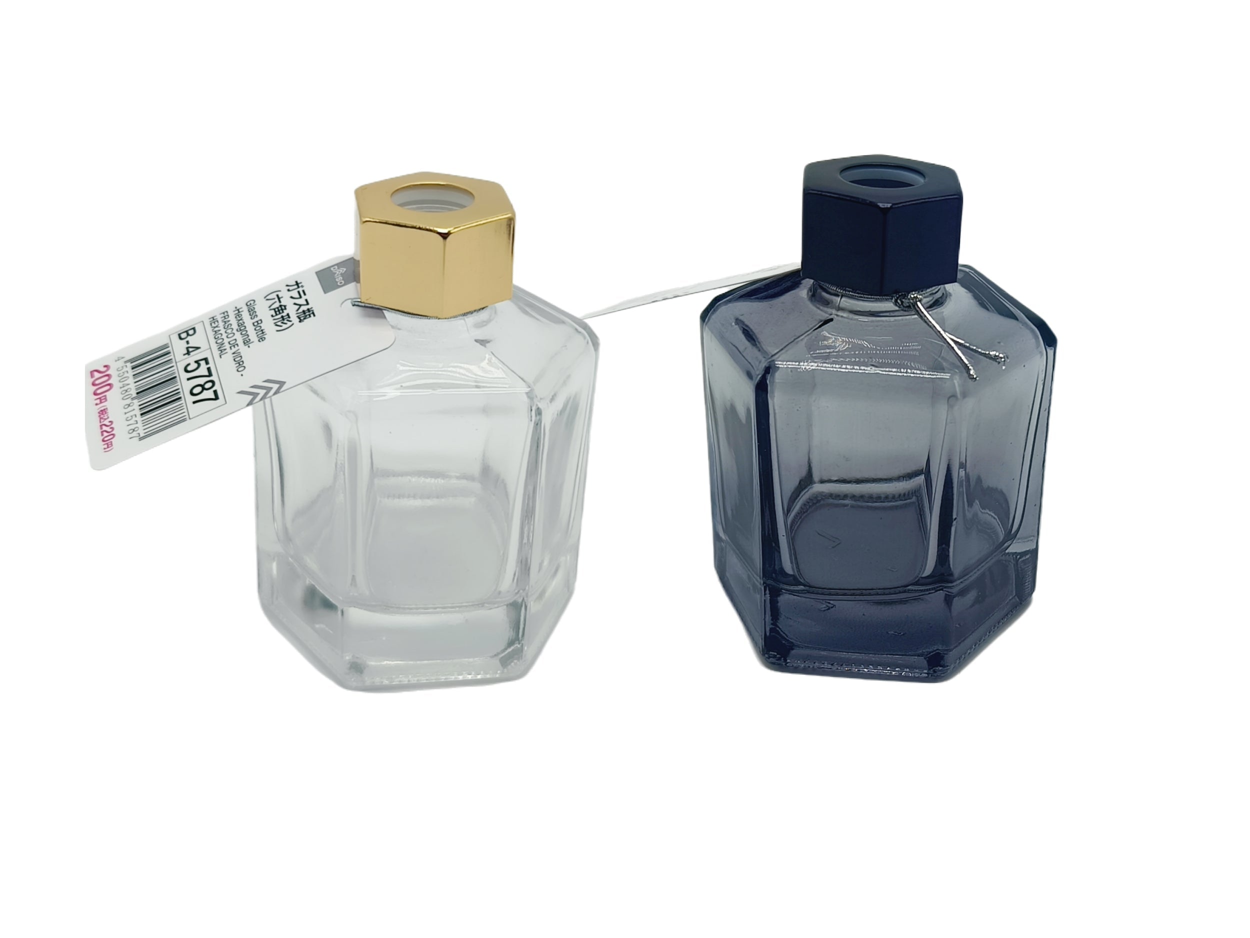 Hexagonal Glass Bottle