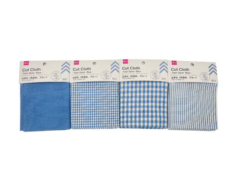 Fabric Scraps (Pre-dyed, Blue)