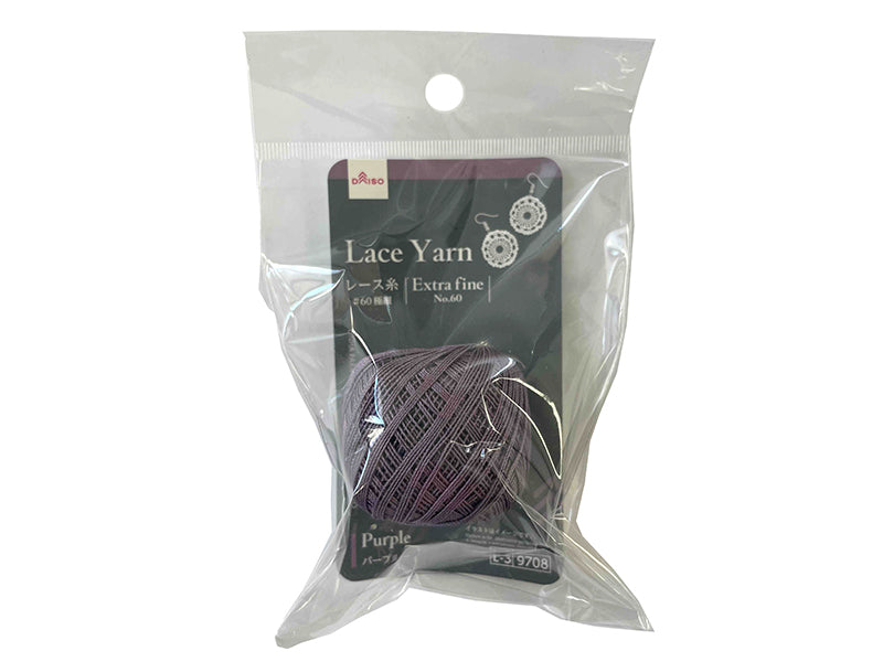 Lace Thread (#60 Extra Fine, Ash Blue)