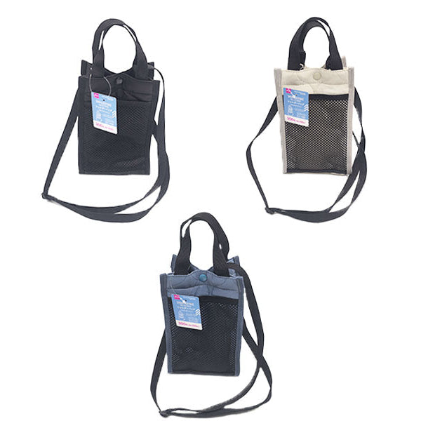 Quilted Mesh Shoulder Bag