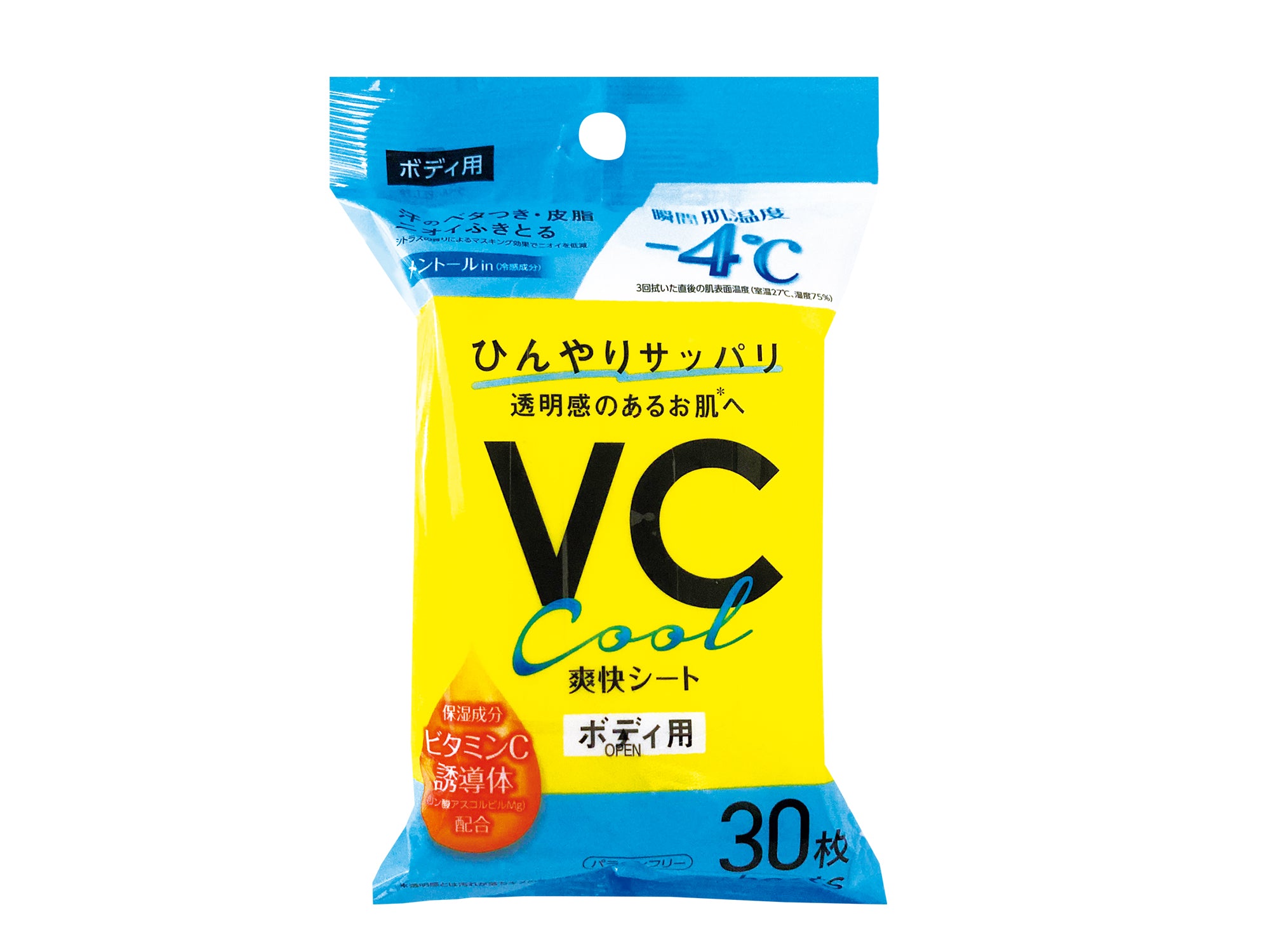 Body Sheets (-4°C, 30 Sheets, Vitamin)