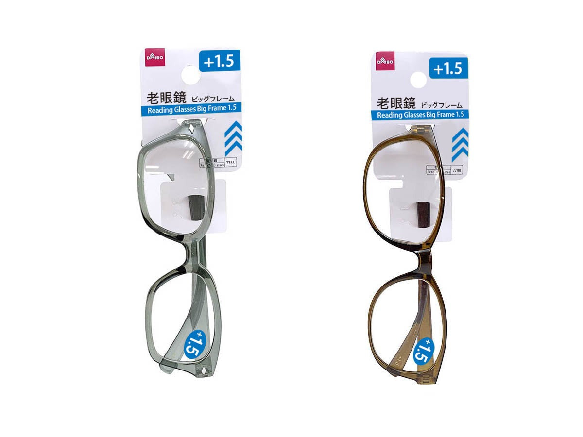 Big Frame Reading Glasses (+1.5 Diopter)