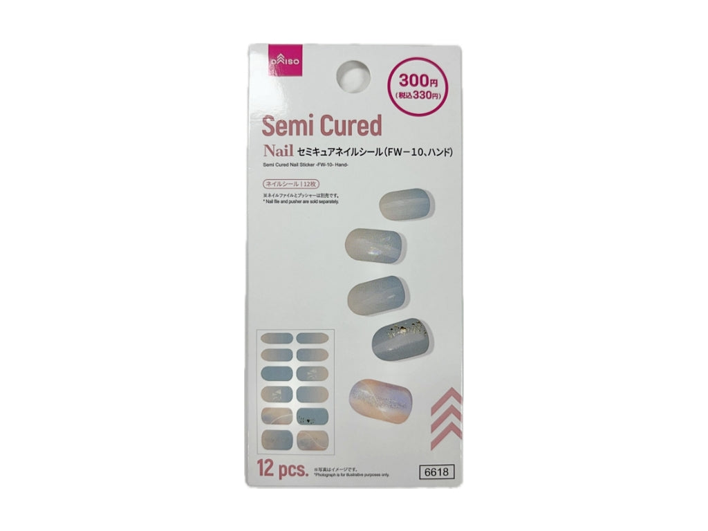 Semi-Cure Nail Stickers (FW-10, Hand)