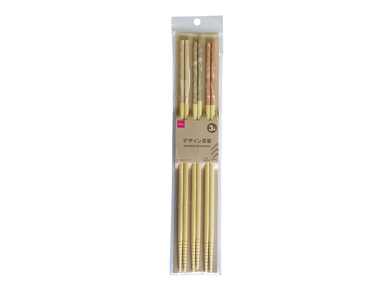 Design Cooking Chopsticks (Botanical, Basic, Set of 3)