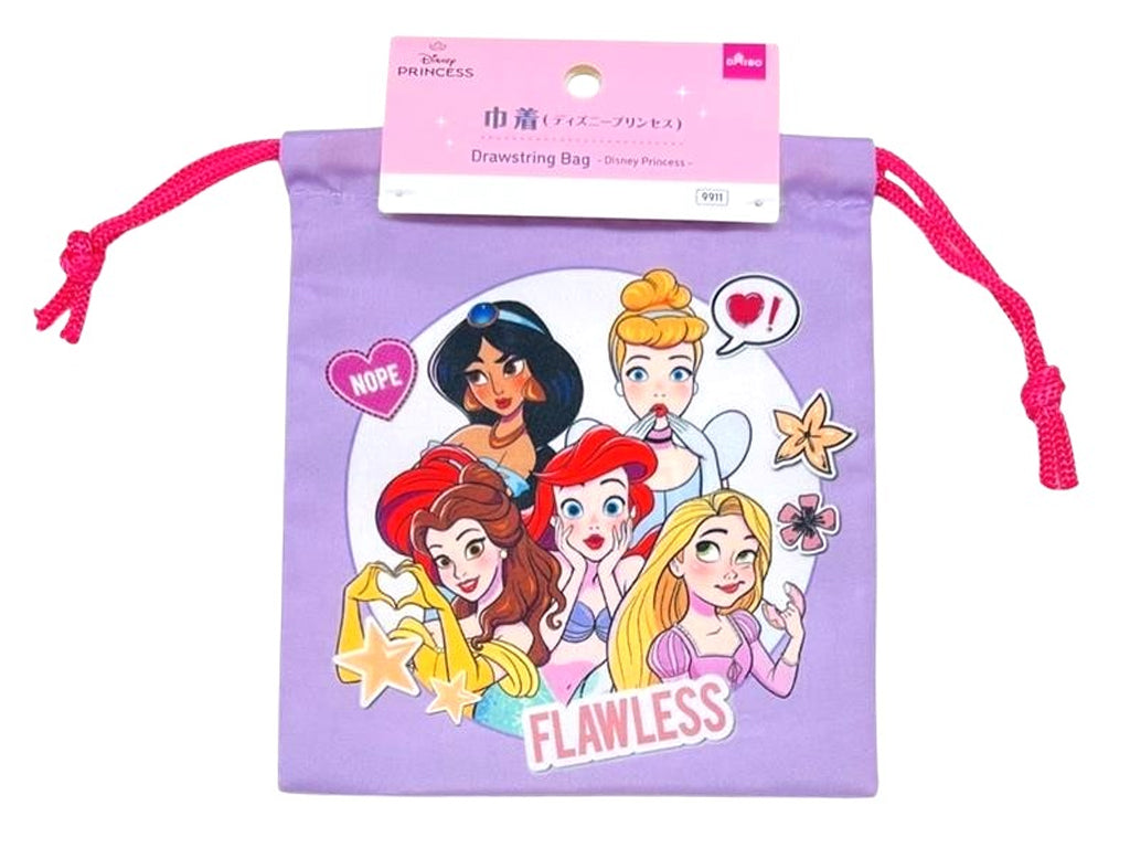 Drawstring Bag, Square (Disney Princess)