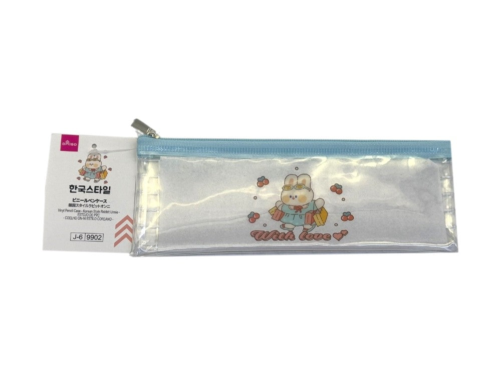 Vinyl Pencil Case (Korean Style Rabbit Onni)