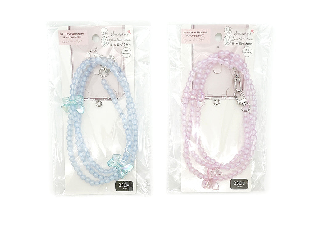 Shoulder Strap (Girly Beads Ribbon, with Sheet)