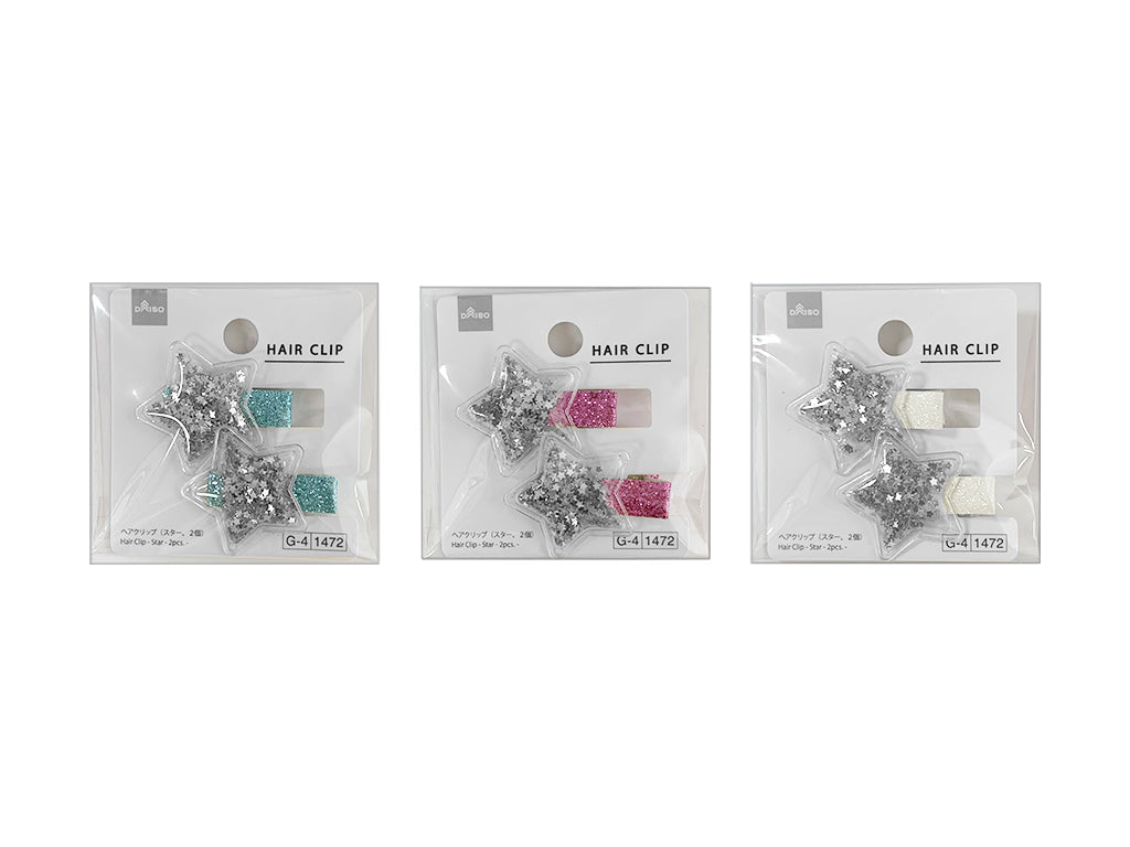 Star Hair Clips (2 Pieces)