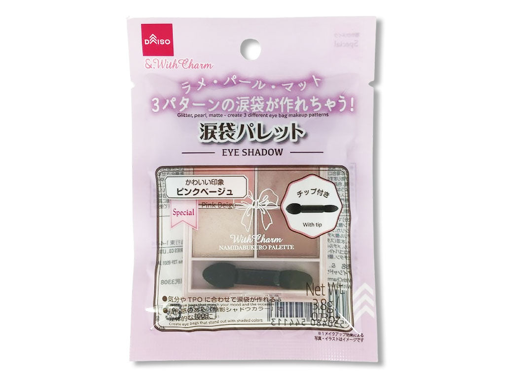 &. With Charm Tear Bag Palette Pink Beige