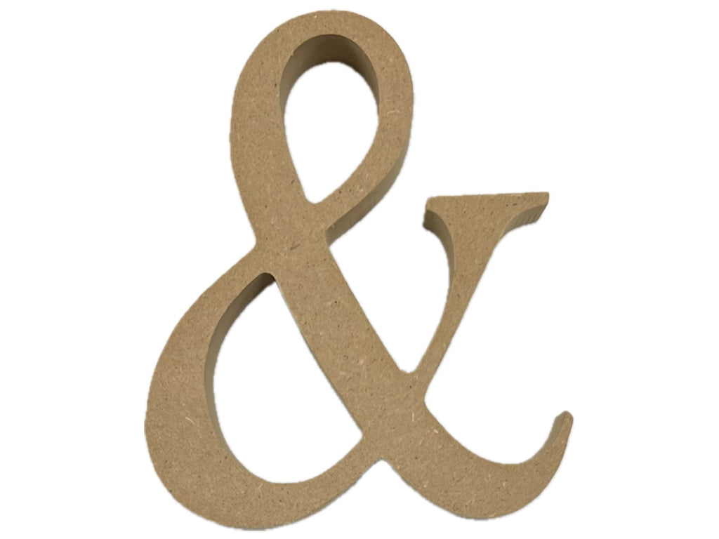 MDF Alphabet (&)