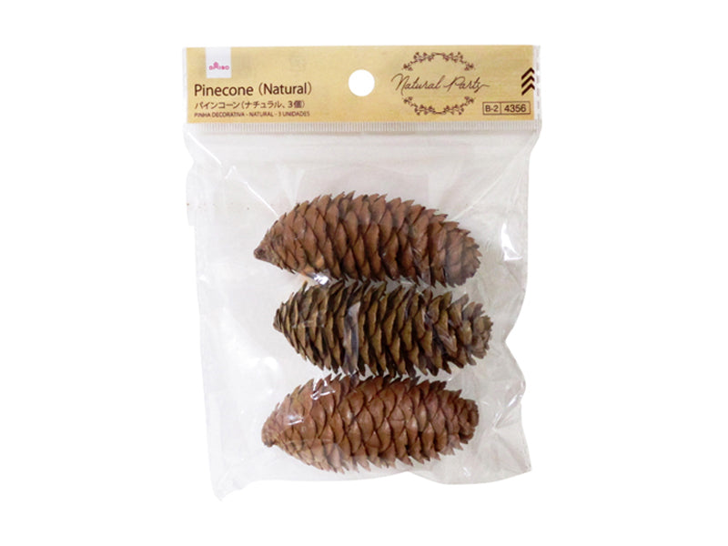 Pine Cone (Natural, 3 pieces)