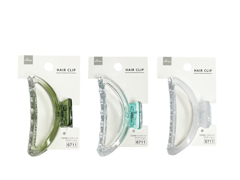 Crescent Shape Hair Claw Clip (Gradient)