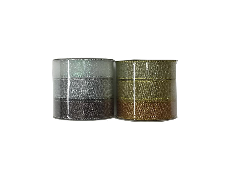 Three Color Ribbon (Gold Color, Silver Color)