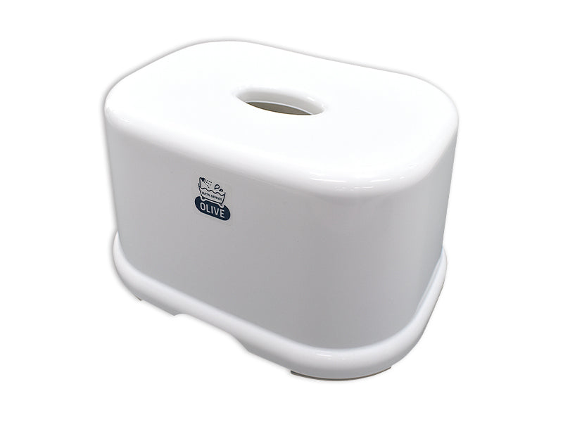 Bath Stool (Olive, White)