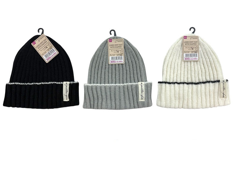 Wappen Line Knit Hat