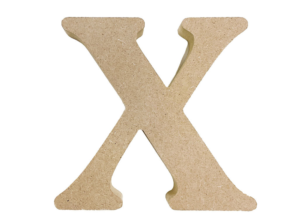 MDF Alphabet (X)