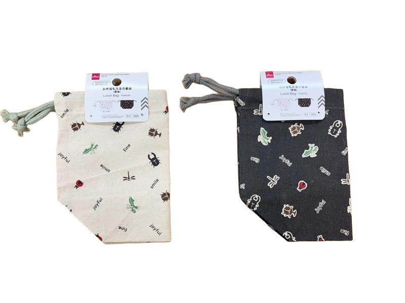 Drawstring Bag for Lunch (Insect)