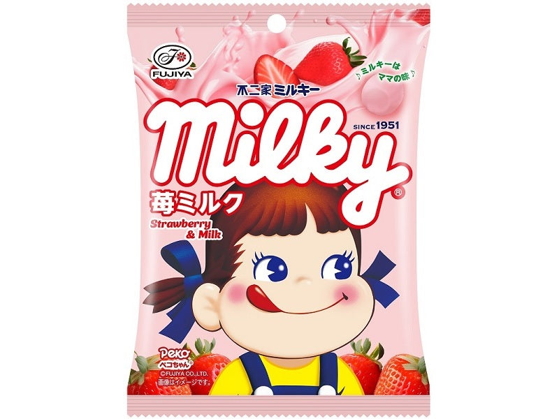 Fujiya Milky Strawberry Milk Bag 36g