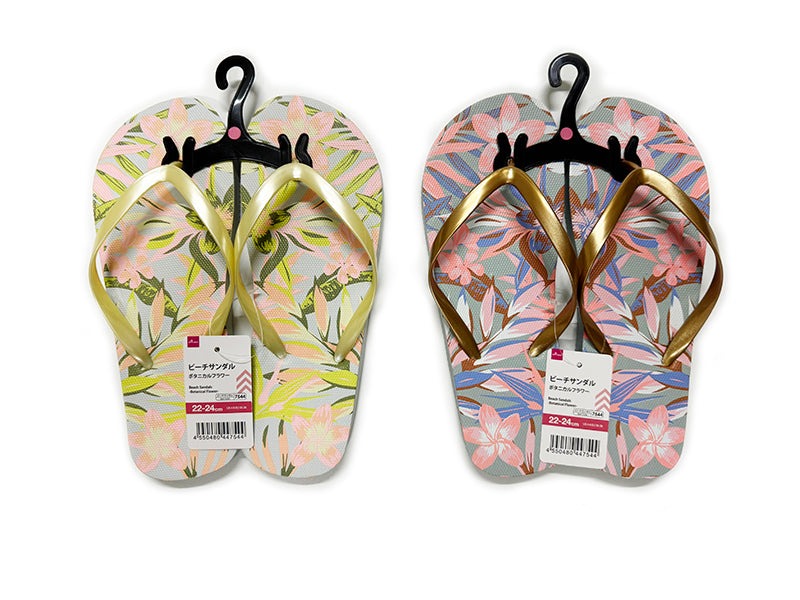 Beach Sandals (Botanical Flower)