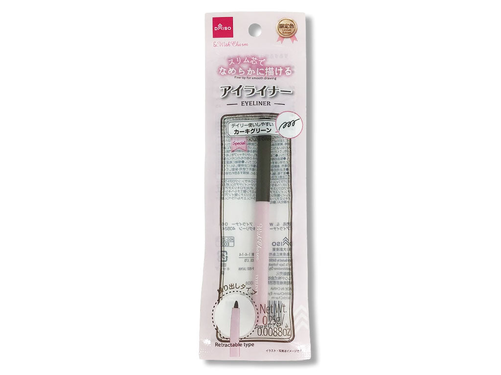 &. With Charm Eyeliner Khaki Green