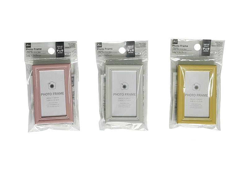Aluminum Photo Frame (Square, Cheki Mini Size)