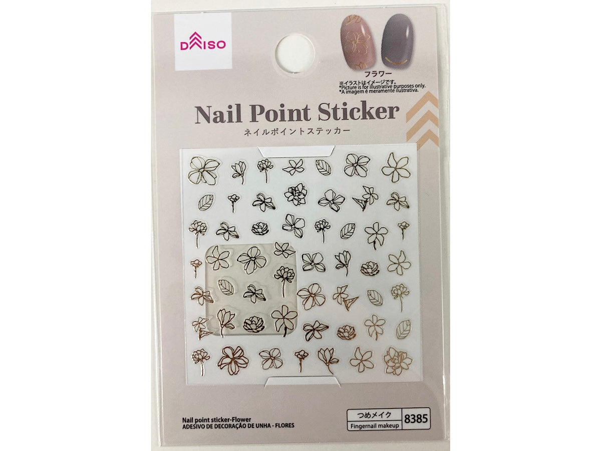 Nail Point Stickers (Flower)