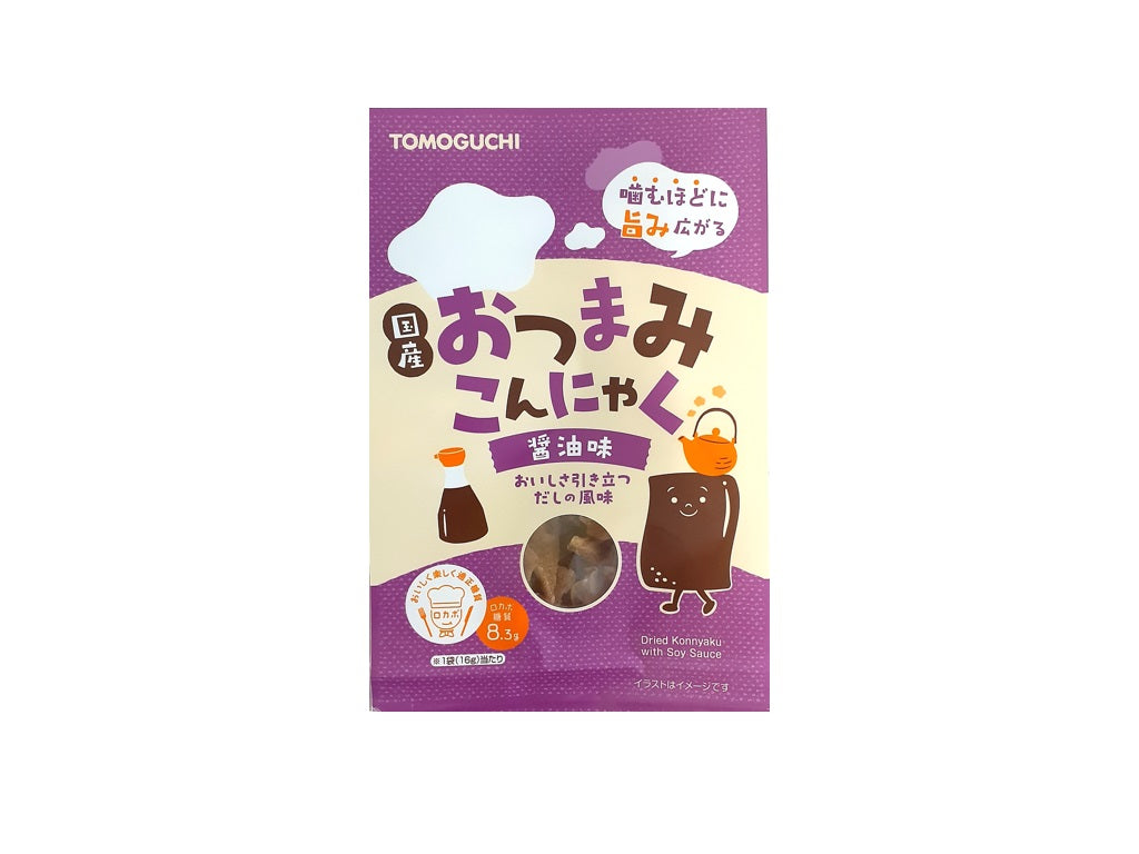 Tomoguchi Snack Konjac Soy Sauce Flavor 16g