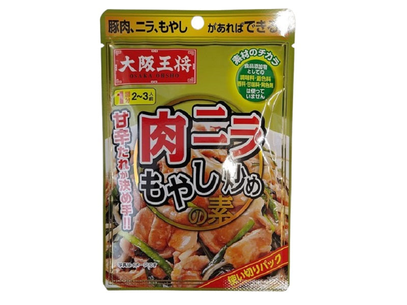 Eat And Osaka Ohsho Meat and Garlic Chive Stir-fry Mix 54g