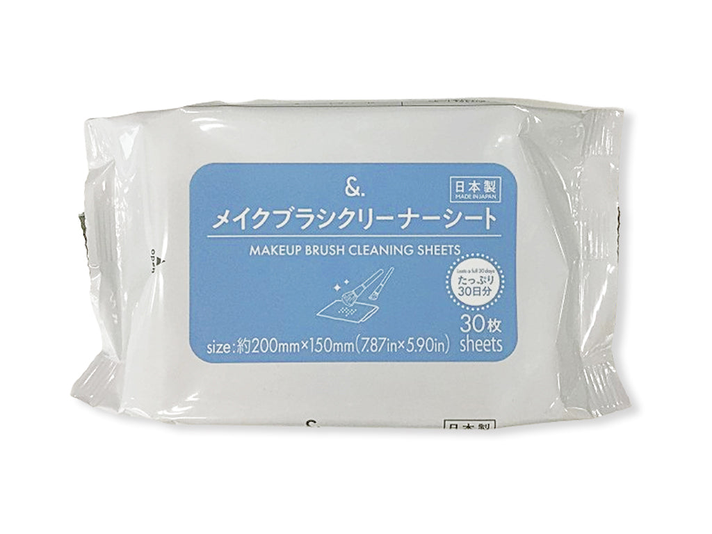 &. Makeup Brush Cleaner Sheets (30 pcs)