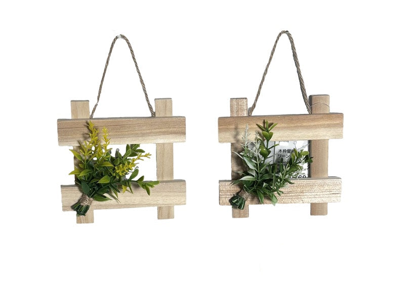 Wood Frame Wall Hanging Greenery