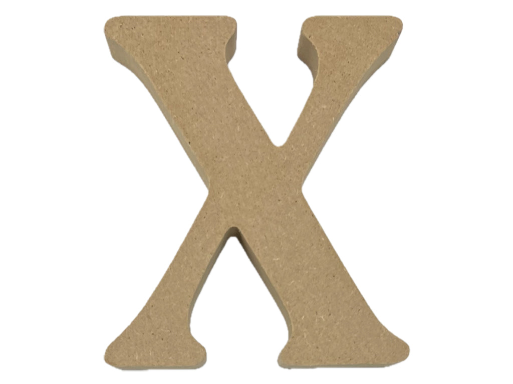 MDF Alphabet (X)