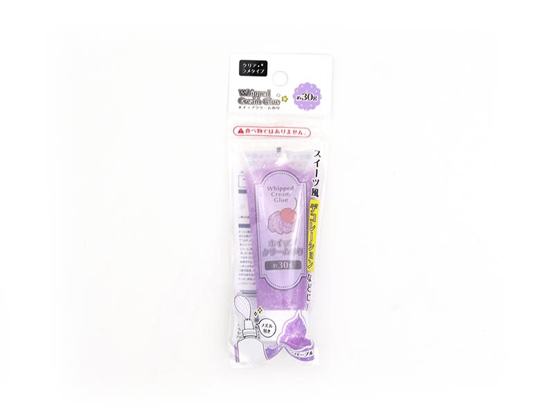 Whipped Cream Glue - Clear Purple