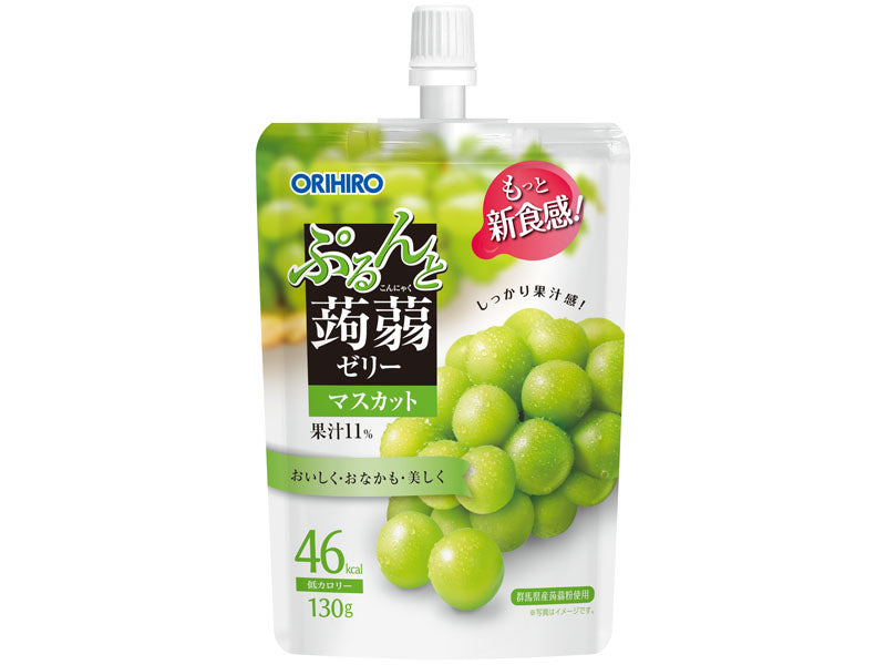 Orihiro Purun Konjac Jelly Standing Muscat 130g